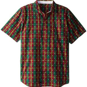 LRG Camisa Polk High Ss masculina grande e alta, Framboesa, 4G (Equipamentos)