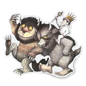 Paper House Productions Adesivo de vinil Where The Wild Things Are Die Cut 7,6 cm (Discos de Vinil)