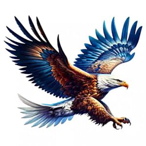 2 adesivos de vinil Eagle in Flight à prova d'água removíveis para janela de carro, caminhão, laptop, A-29 (Discos de Vinil)