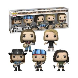 Funko Pearl Jam (pacote com 5) Pop! Pedras - Funko (Discos de Vinil)