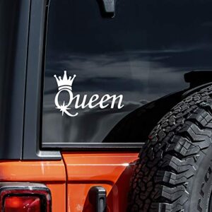 Estilo Queen - Decalque de vinil - Adesivo de para-choque para laptop e caminhão de carro (Discos de Vinil)