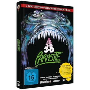 Parasite - Killer Parasit 3D (2-Disc Limited Collector‘s Edition Nr. 88) - Mediabook - Cover C - Limited Collector's Edition auf 222 Stück (Blu-ray 3D) (+ CD-Soundtrack) - Glaudini, Robert (CDs)