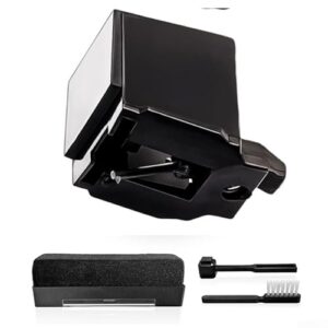 Caneta de substituição para AT-LP60X, agulha de toca-discos ATN3600LE com 3 pincéis, para atualização de som estéreo Hi-Fi, acessórios para toca-discos de vinil (caneta preta) (Equipamentos)