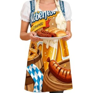 Avental Oktoberfest, roupa de festa de festival de cerveja | Avental masculino de culinária para festivais de cerveja, para cozinha, cozinha, assar, grelhar, churrasco, 11, Refer to description (Cervejas)