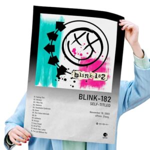 Poster Autoadesivo 40x60cm Álbum Self-Titled Blink (Discos de Vinil)