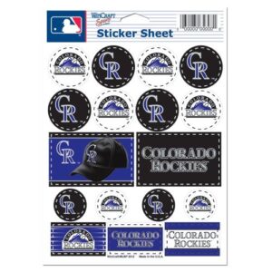 WinCraft Folha de vinil MLB Colorado Rockies, 12,7 cm x 17,7 cm (Discos de Vinil)