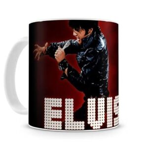 Caneca Elvis Presley VII 330 ml (Discos de Vinil)