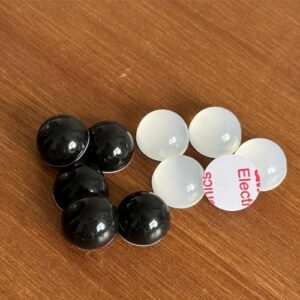 5 peças amortecedores de silicone para hemisfério, pés de isolamento de borracha, almofadas antiderrapantes para alto-falante com toca-discos adesivos, almofadas de isolamento de áudio para pequenos (Equipamentos)