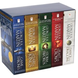 George R. R. Martin's a Game of Thrones 5-Book Boxed Set (Song of Ice and Fire Series): A Game of Thrones, a Clash of Kings, a Storm of Swords, a Feast for Crows, and a Dance with Dragons - Martin, George R R (Discos de Vinil)