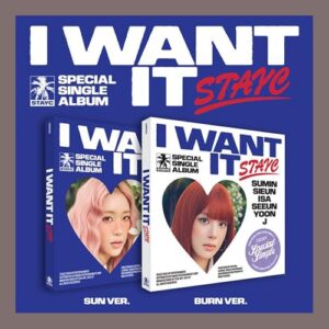 Koread Stayc I Want It Álbum Single Especial (Photobook - Versão Queimada) (CDs)