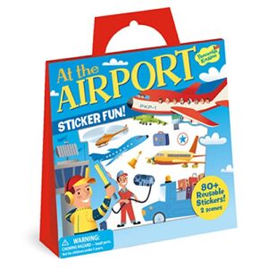 Peaceable Kingdom Sticker Fun! At the Airport Reusable Sticker Tote - Peaceable Kingdom Press (Discos de Vinil)