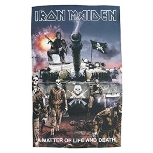 Iron Maiden Life and Death Fabric Poster Flag 42x28 inch (Discos de Vinil)