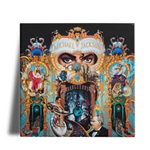 Azulejo Decorativo Dangerous Michael Jackson 15x15 (CDs)