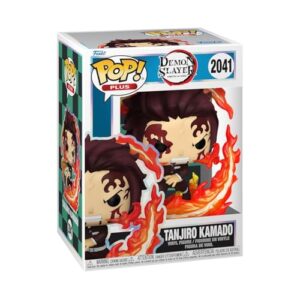 Funko Pop! Plus: Demon Slayer - Tanjiro Kamado - (Dancing Flash) - Guardiões da noite - figura de vinil colecionável - ideia de presente - Mercadoria Oficial - Brinquedos para crianças e adultos (Discos de Vinil)