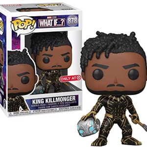 Funko Pop Marvel: What If...? - King Killmonger #878 Special Edition (Discos de Vinil)