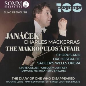 Leos Janacek: The Makropulos Affair; The Diary of One Who Disappeared - Marie Collier (CDs)