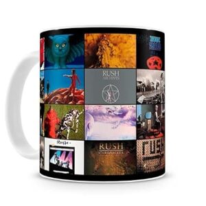 Caneca Banda Rush Albums (CDs)