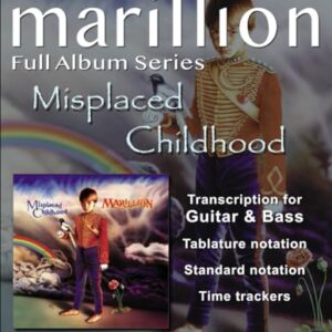 Marillion - MISPLACED CHILDHOOD: High quality transcription music sheet with Tablature - For Bass & Guitar (The Strings of Marillion) - Rambeau, David (CDs)