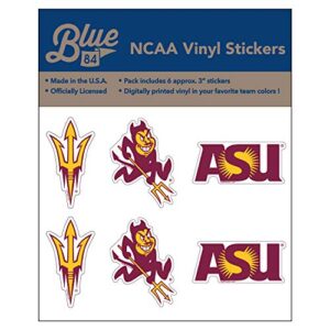 Adesivo de vinil NCAA Arizona State Sun Devils 7,62 cm pacote com 6, Arizona State Sun Devils Maroon, tamanho único (Discos de Vinil)