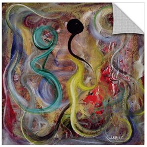 Mural de arte de parede removível Ikahl Beckford "Genesis", 35 x 35 cm (Discos de Vinil)