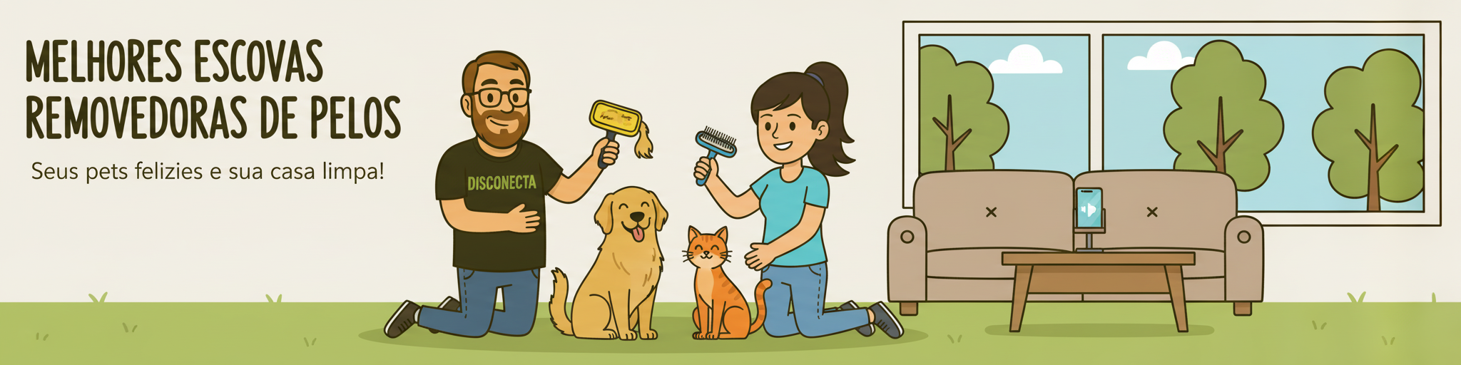 Melhores escovas removedoras de pelos para pets em 2026