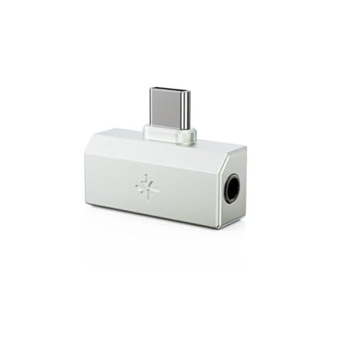 FiiO /Snowsky Tiny DAC portátil e amplificador de fone de ouvido, DAC USB de alta resolução, ajuste de precisão PEQ, decodificação PCM 384kHz/DSD256, controle de aplicativo/web, 3,5 mm + saídas duplas (Equipamentos)