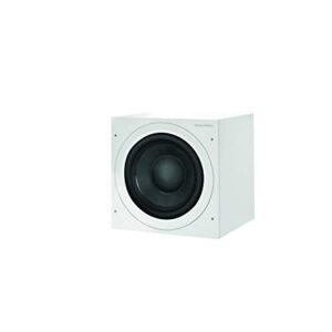 Bowers & Wilkins Subwoofer ASW608 compacto alimentado - branco, modelo: FP40835 (Equipamentos)