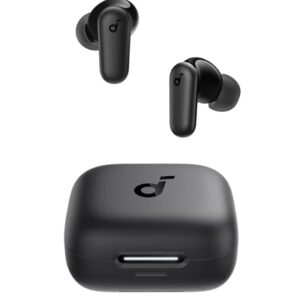 soundcore P30i da Anker, Fone de Ouvido Bluetooth 5.4 com Cancelamento de Ruído Adaptativo, Graves Poderosos, 45H de Reprodução, Estojo 2-em-1 com Suporte para Celular, IP54, Fone sem fio TWS, Preto (Equipamentos)