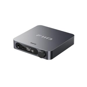 FiiO Fone de ouvido K11 Desktop 1400W com potência balanceada DAC e amplificador 384kHz/24Bit DSD256 para áudio doméstico/PC 6,35 mm/4,4 mm/RCA/coaxial/óptico (K11 R2R Titanium) (Equipamentos)