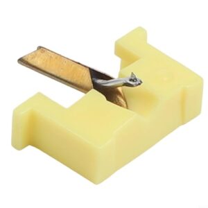 Cartuchos de substituição Stylus M70B, M70EJ, N70B, N72B — Agulha fonográfica de vinil com rastreamento superior e Fidel de áudio aprimorado (amarelo) (Discos de Vinil)