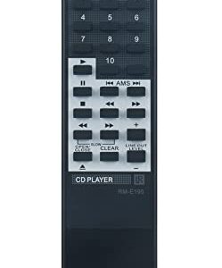 Controle remoto de substituição RM-E195 adequado para Sony CD Player Compact Disc Audio 228ESD 227ESD CDP-X33 CDP-950 CDP-590 CDP-790 (Equipamentos)