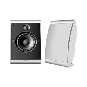 Polk Audio OWM3 - Par de caixas acústicas para Home Theater ultra-versátil Branco (Equipamentos)