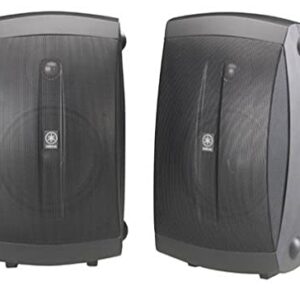 Caixas Acústicas Yamaha NS-AW350 Para todos os climas Indoor/Outdoor 130w Pico (Black, Par) (Equipamentos)