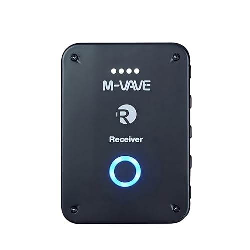 M-VAVE VEDO Receptor WP-9 para Monitor de Ouvido Sem Fio 2.4G Recarregável, Função Mudo, Suporte a Volume, Estéreo/Mono, Apenas 1 Unidade do Receptor (Não Inclui Transmissor), Latência Ultrabaixa (Equipamentos)