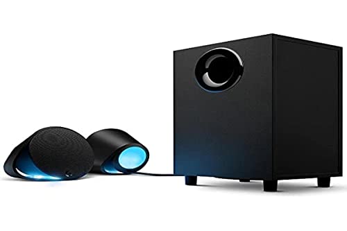 Caixa de som Logitech G560 com RGB LIGHTSYNC, Sistema 2.1 e Conexão Bluetooth, USB ou 3,5mm (Equipamentos)