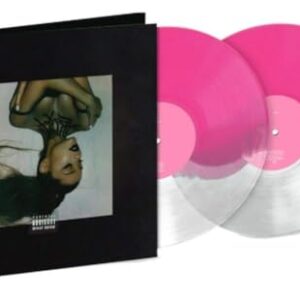 thank u, next by Ariana Grande Limited Edition Pink & Clear Split [Vinyl] - Ariana Grande (Discos de Vinil)