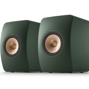 KEF Alto-falantes de estante metapassivos LS50 - par (verde musgo) (Equipamentos)