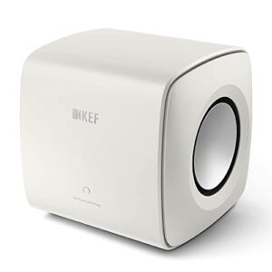 KEF Subwoofer compacto KC62 de 16,5 polegadas 1000W (branco) (Equipamentos)