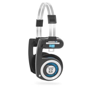 Koss Porta Pro Wireless 2.0 Bluetooth Fones de Ouvido On-Ear, Bateria 20+ Horas, Carregamento USB-C, Microfone, Passagem de Áudio Analógico, Estilo Retrô, Preto (Equipamentos)