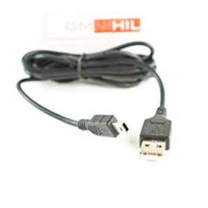 OMNIHIL Cabo USB 2.0 de alta velocidade de 1,8 m de comprimento, compatível com Bowers & Wilkins MM-1 (Equipamentos)