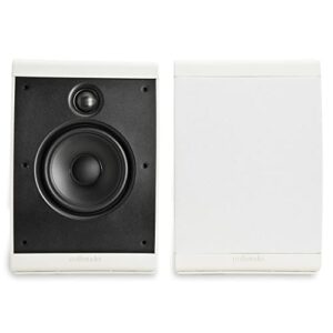 Polk Audio Alto-falantes de parede e estante OWM3 | O alto-falante versátil mais alto desempenho | grades pintáveis (par, branco) (Equipamentos)