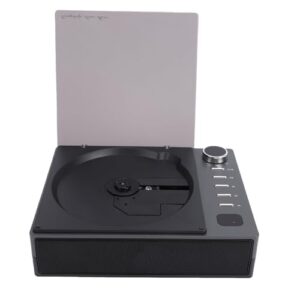 Asixxsix Leitor de CD Portátil, Leitor de CD de Mesa Bluetooth, Alto-falante, Rádio FM Com Fones de Ouvido e Controle Remoto para Carro Doméstico e Viagens, Presentes para Homens, (Preto) (Equipamentos)