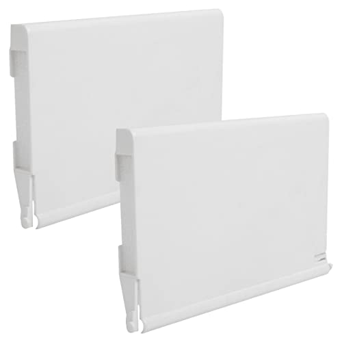 Calvana 2-Pcak Exact Replacement 516252 White Weir Gate Assembly - Bermuda Gunite Skimmer e Bermuda Skimmers - Conjunto de portão de Weir de Vinil - 20 cm x 14 cm Portão Weir (Discos de Vinil)
