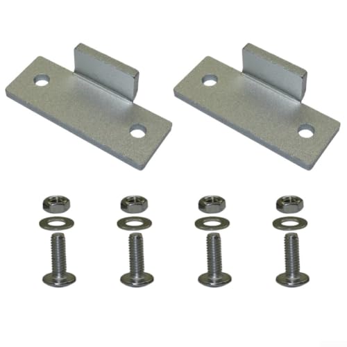 Dobradiças de cobertura contra poeira para toca-discos para Technics SL-D2 SL-Q2 SL-3200 - Conjunto de suporte resistente para substituição de tampa prata (Equipamentos)