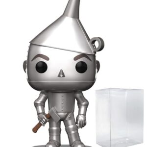 POP Filmes: O Mágico de Oz 85º aniversário - boneco de vinil Funko Homem de Lata (incluído com caixa protetora compatível), multicolorido, 9,5 cm (Discos de Vinil)