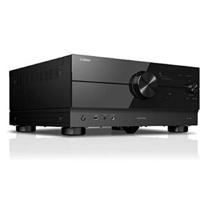 Yamaha Receptor AV RX-A6A AVENTAGE de 9,2 canais – HDMI 8K e 4K/120, eARC, Dolby Atmos, DTS:X, Auro-3D, Surround: AI, Wi-Fi, Bluetooth, MusicCast (Equipamentos)