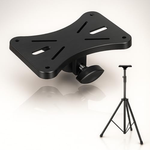 Copo para Caixa de Som Suporte Chapéu para Pedestal Tripé, Encaixe Universal para Alto Falante e Caixa Acústica, Apoio Reforçado em Plástico Resistente para PA Som Profissional (Equipamentos)