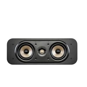 Alto-falante de canal central Polk Signature Elite ES30, alto-falantes de home theater, certificado de áudio de alta resolução, compatível com Dolby Atmos e DTS:X, tweeter de 2,5 cm e dois woofers de (Equipamentos)