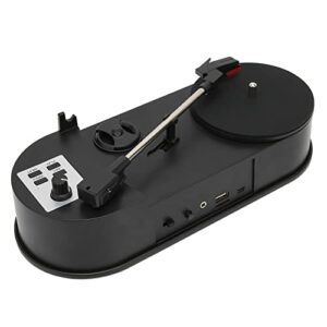 Xixian Toca-discos de Vinil para Conversor de MP3, Toca-discos Portátil Com USB 2.0, Converte LP Em Digital, Suporte a 33/45 RPM, Alimentado por Bateria ou USB, Sem Necessidade PC para Amantes (Equipamentos)