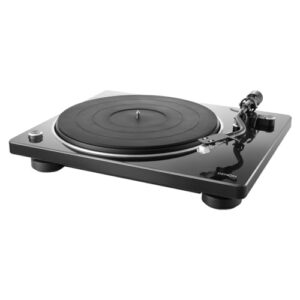 Denon Gira-discos analógicos semiautomáticos DP-400 com sensor automático de velocidade | Tonearm curvado especialmente projetado | Suporta velocidades de 33 1/3, 45, 78 RPM (Vintage) | Visual (Equipamentos)
